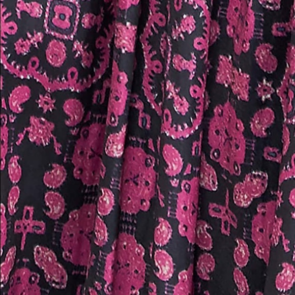 NWT Free People silky Boho Dress *3 - Picture 6 of 7